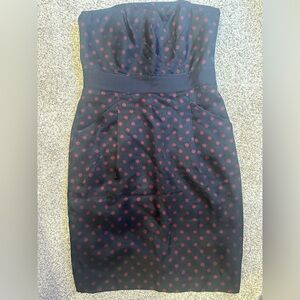 Strapless size 10 black dress